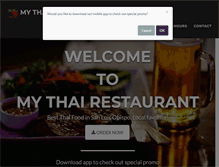 Tablet Screenshot of onlinemythai.com